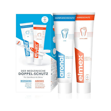 Зубная паста Aronal + Elmex, 2х75 мл